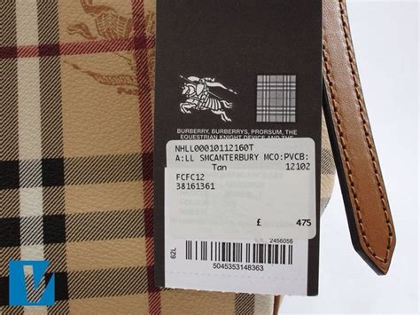 burberry barcode|Burberry check for sale.